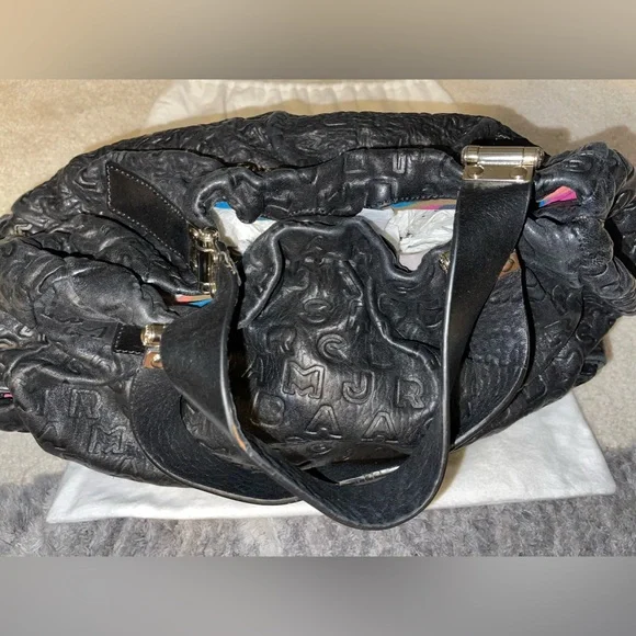 MARC JACOBS Pebbled Leather Hobo Bag - Black - Picture 6 of 11